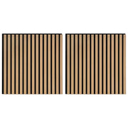 Pannelli da parete 2 pz Naturale 60,5 x 60 cm CFW3112480