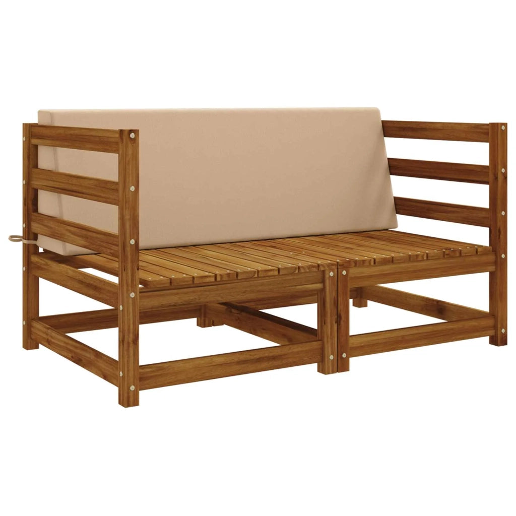 Cuscino schienale SOEST 100% Poliestere Sabbia 120 x 20 x 40 cm 946735