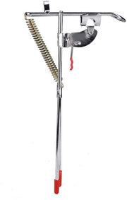 Supporto per canna da pesca automatico - Portatile in acciaio - Duraturo e stabile - 47 x 6,5 x 10,5 cm - Accessori per canna da pesca - Adatto per vari tipi di attrezzatura da pesca
