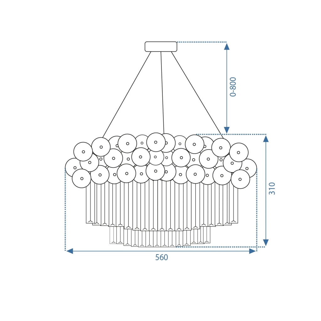 Lampada App1473-cp Gold