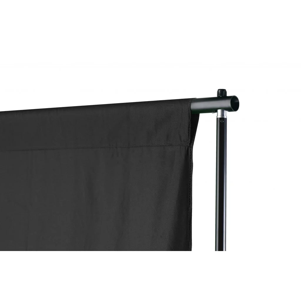 Kit completo per studio fotografico + fondale nero senza soluzione di continuità 3x6 m studio fotografico/video professionale 1802019/4