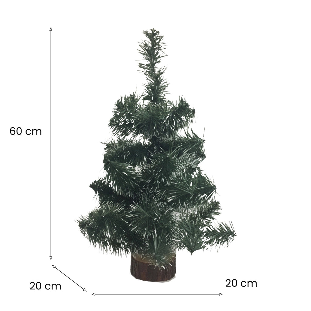 Todina, Albero di Natale Ignifugo si Plastica, no Legno Made in Italy, 60h cm Verde