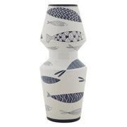 Vaso Ceramica Amica Fish Double cm ø 14x34