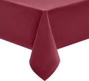 Tavolo quadrato da asciugare 140 x 300 cm - polyester - impermeabile - effetto loto - impermeabile - per festa - cucina - rosso vino