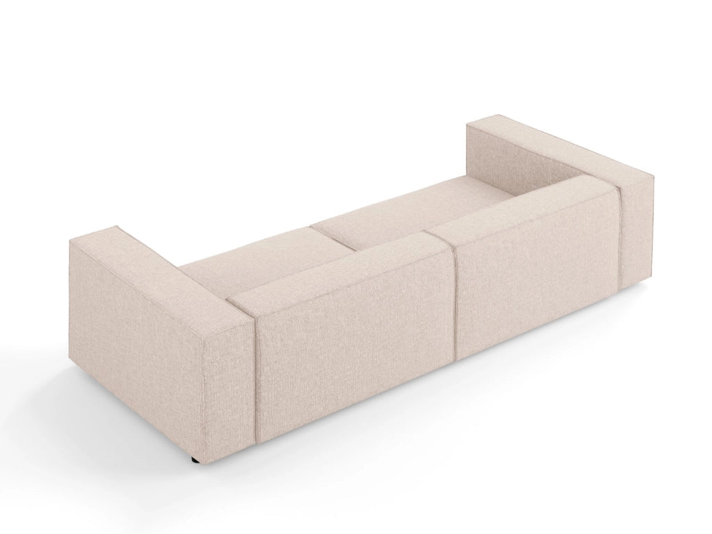 Cosmopolitan Design - Divano "Arendal" 4 posti in ciniglia beige 