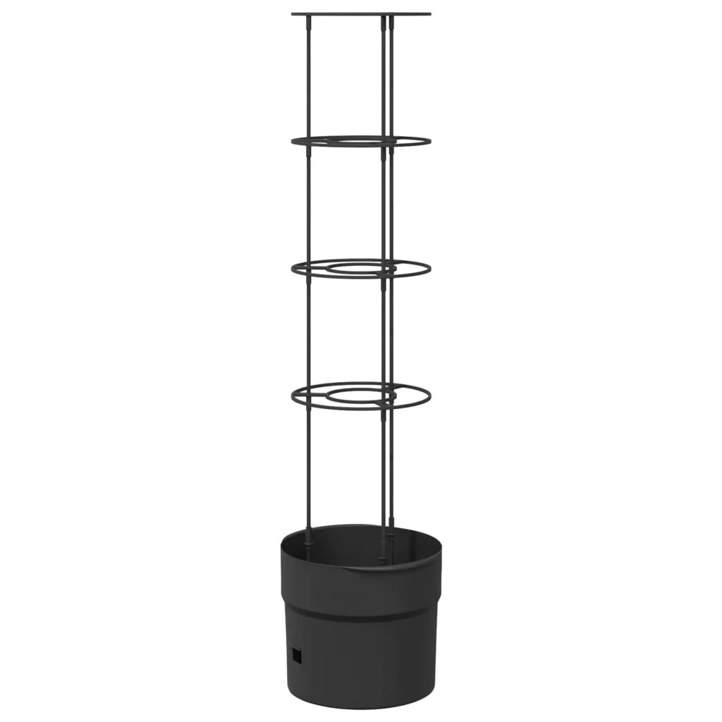 Coltivatore di pomodori Nero Ø 32 x 127 cm PP 42033416