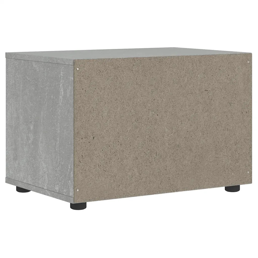 vidaXL Mobile TV VISNES Grigio Cemento 60x40x38 cm Legno Multistrato