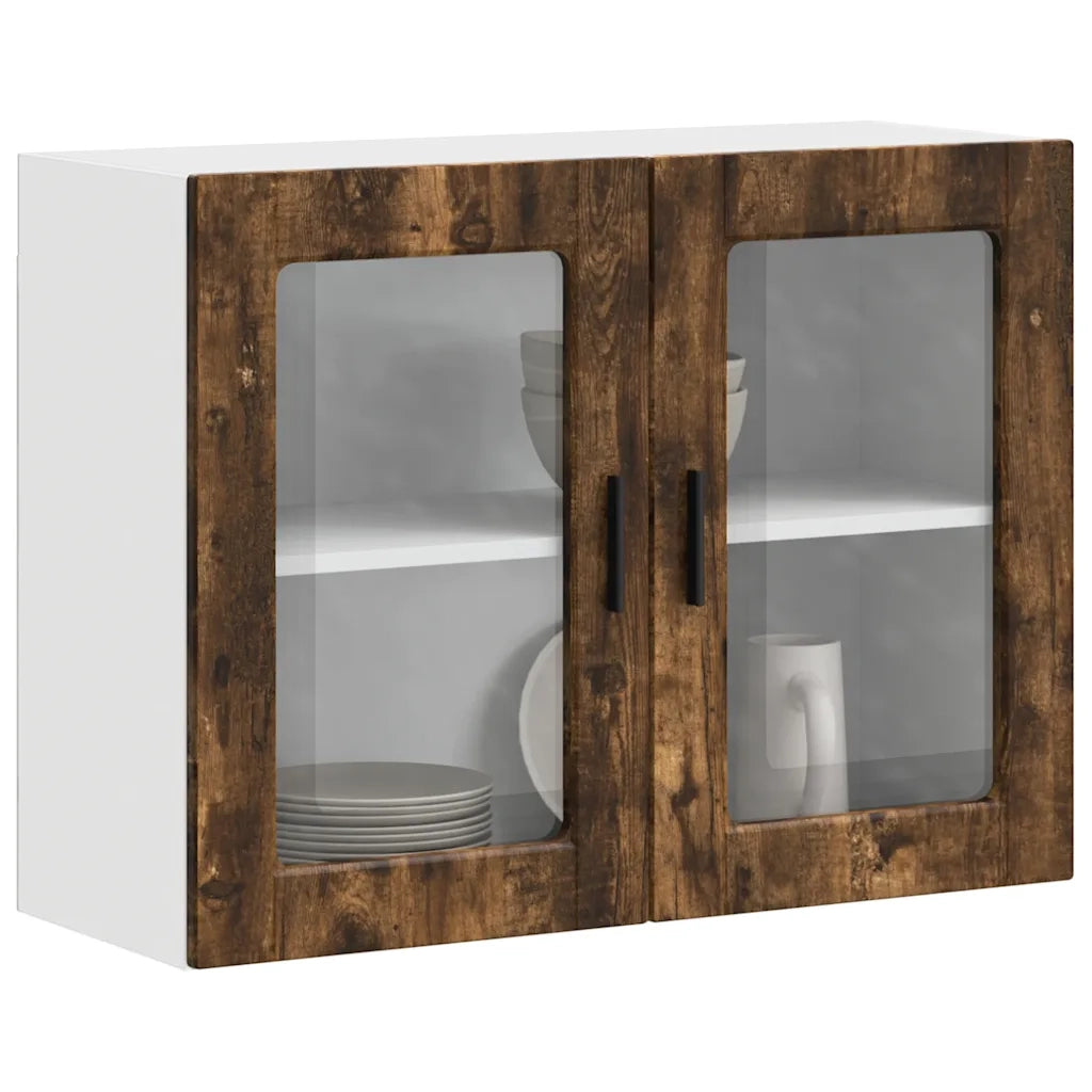 Pensile da Cucina con Porta in Vetro Porto Rovere Fumo 854092