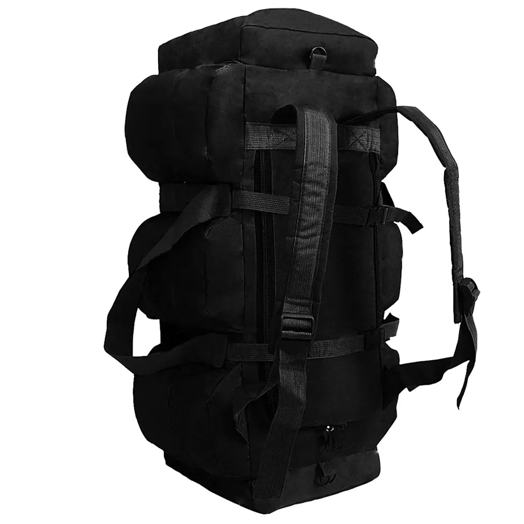 Borsone da Viaggio Stile Militare 3 in 1 45 L Nero CFW9802354