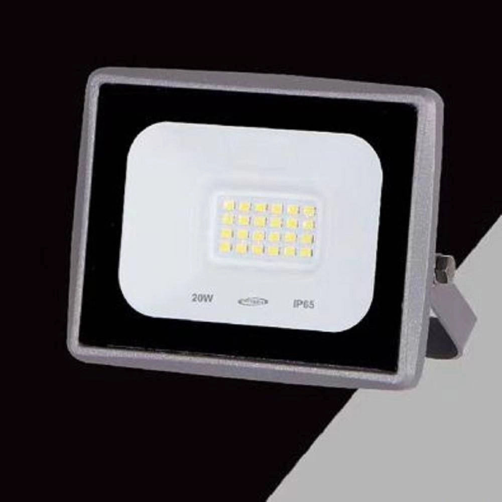 Trade Shop - Faretto Led Faro 20 W 1800 Lm Ip65 Grigio Luce Calda Fredda Naturale Ek02-20w-g -