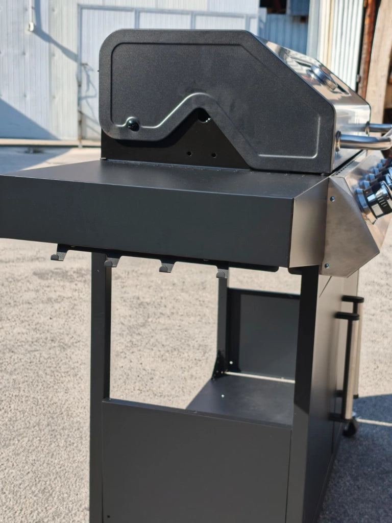 Ke grill barbecue arrosto 6 fuochi + fornello laterale