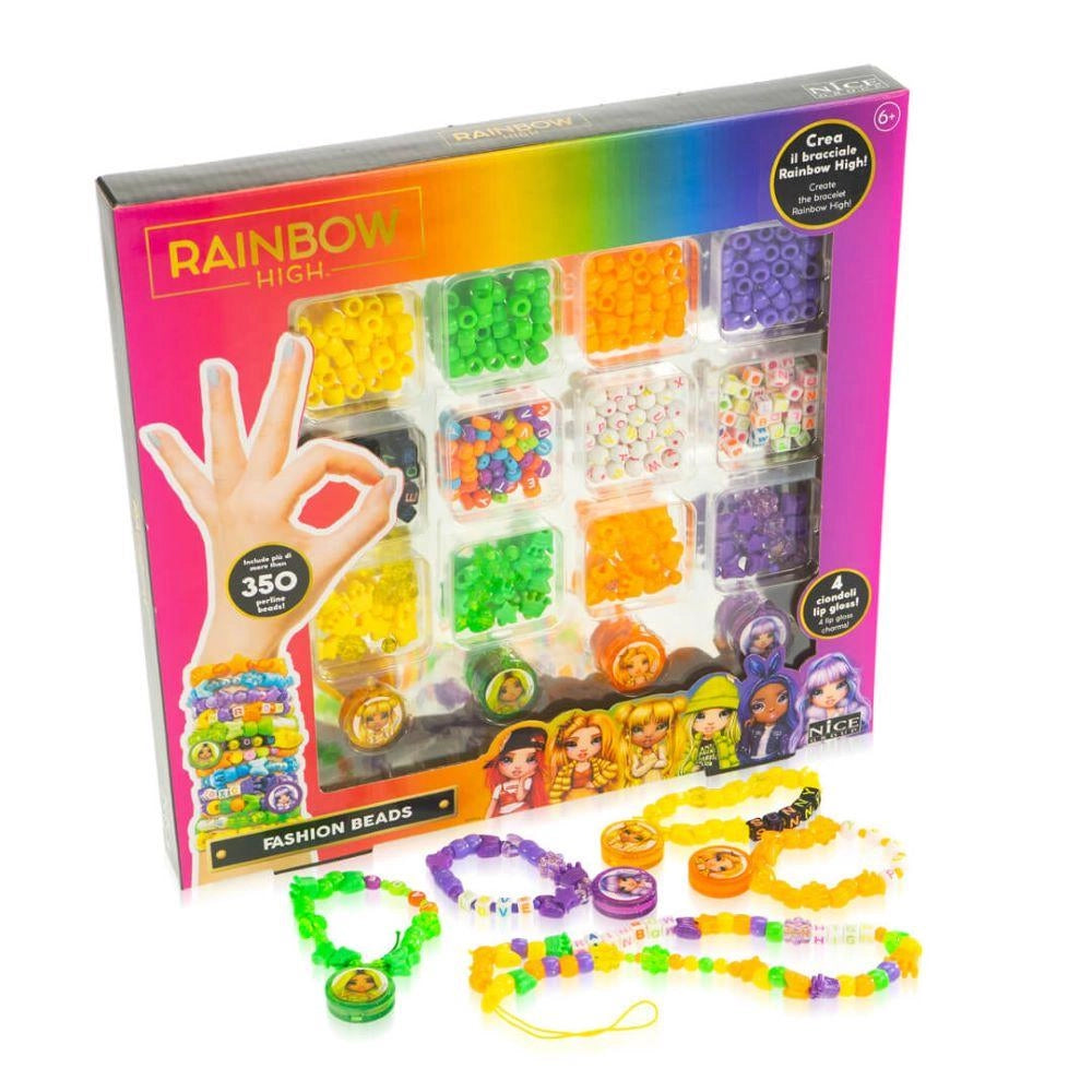 rainbow high fashion beads