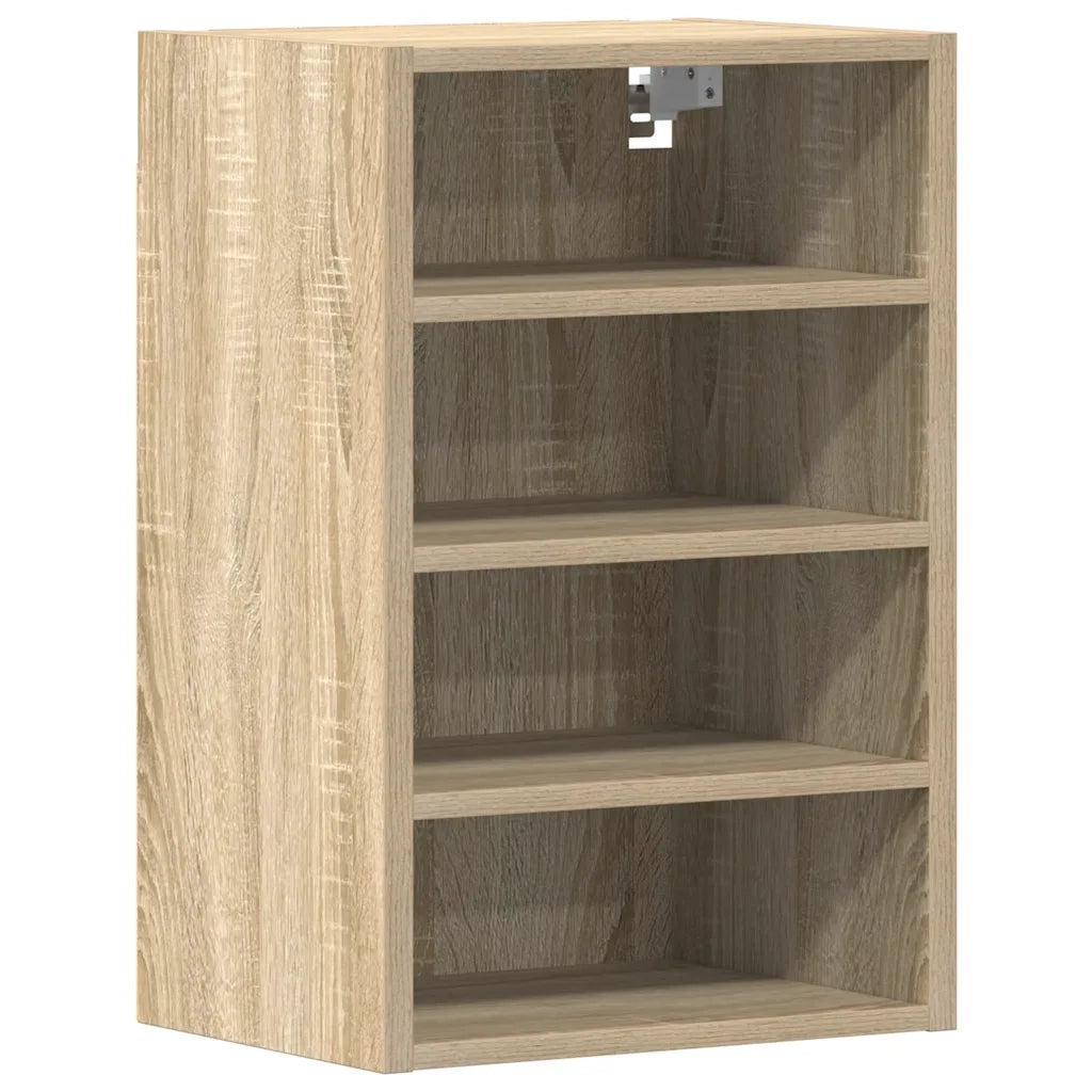Mobiletto a parete moderno 40 x 29,5 x 60 cm in legno composito rovere Sonoma 02_0050449