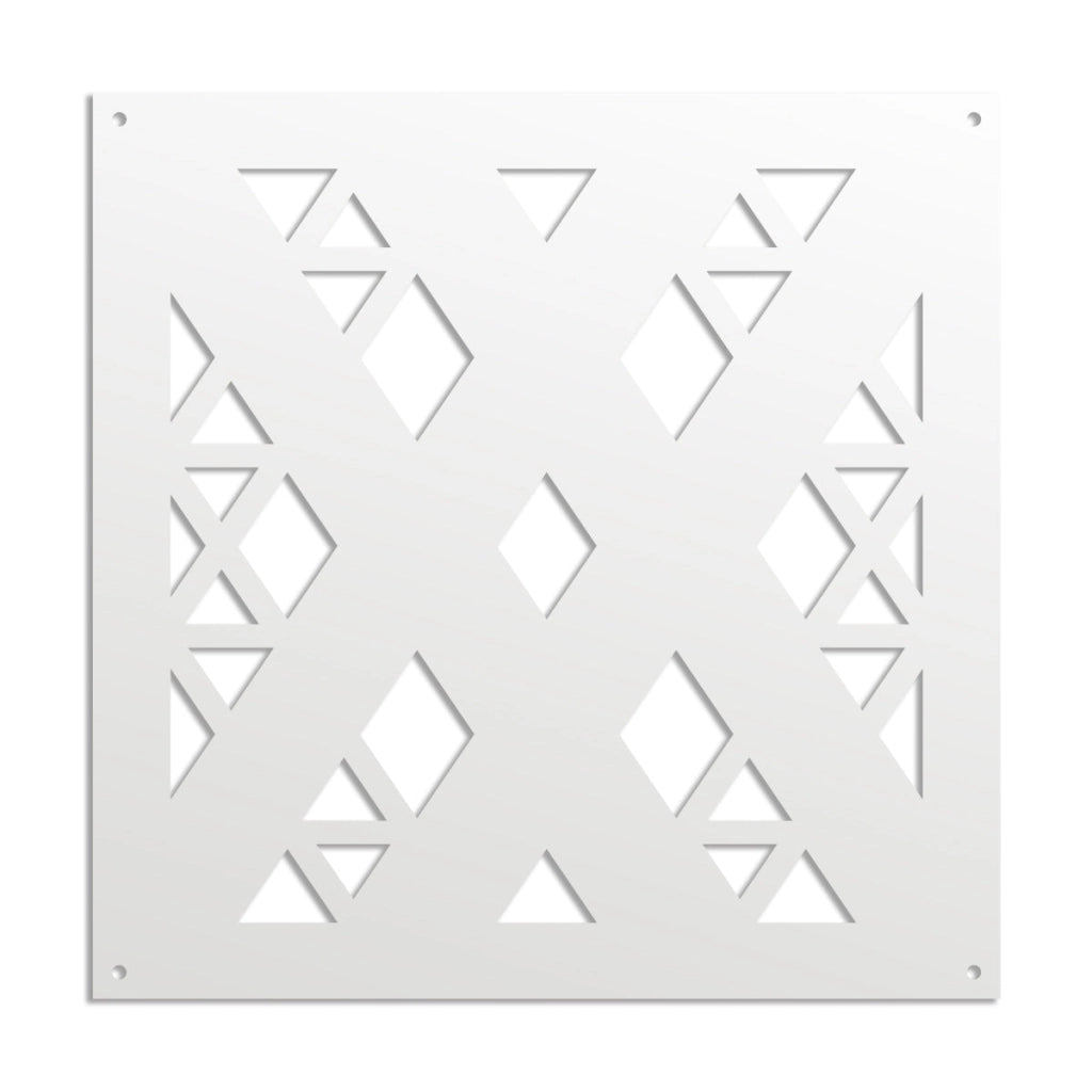 XSPIDER - Pannello in PVC traforato - Parasole Colore: bianco, Misura: 73x73 cm