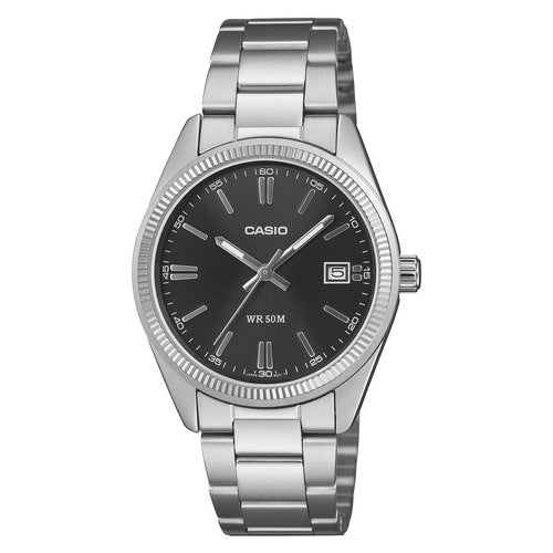 Orologio casio utp 1302pd 1avef silver e black
