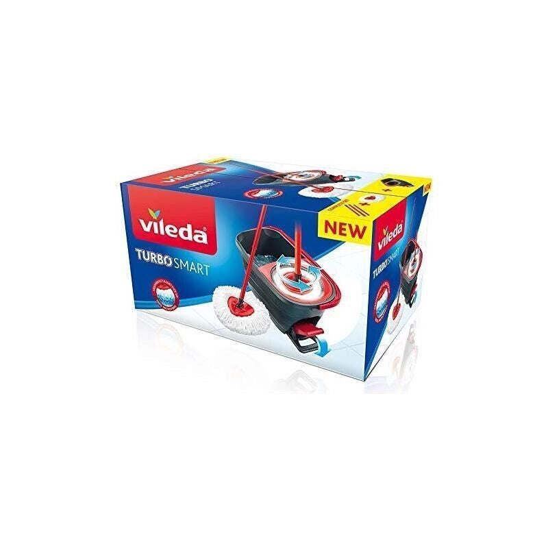 SET VILEDA TURBO SMART SISTEMA LAVAPAVIMENTI ROTANTE CON 3 RICAMBI