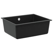 Lavello Nero 530 x 460 mm 80% Quarzo e 20% Resina CFW9341225