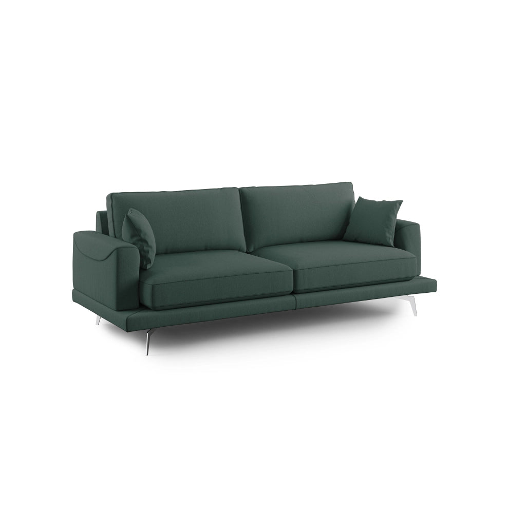 Dorian Divano moderno in tessuto morbido antimacchia T05 178 cm verde