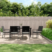 Set Pranzo da Giardino 7 pz con Cuscini in Polyrattan e Acciaiocod mxl 76616