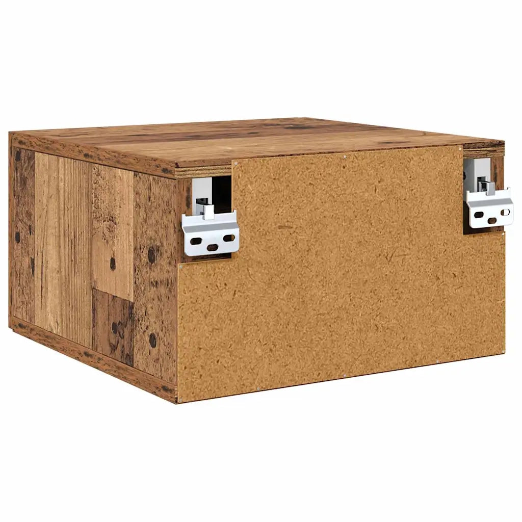 Armadio da Notte con cassetto Legno vecchio 35 x 35 x 20 cm 882350