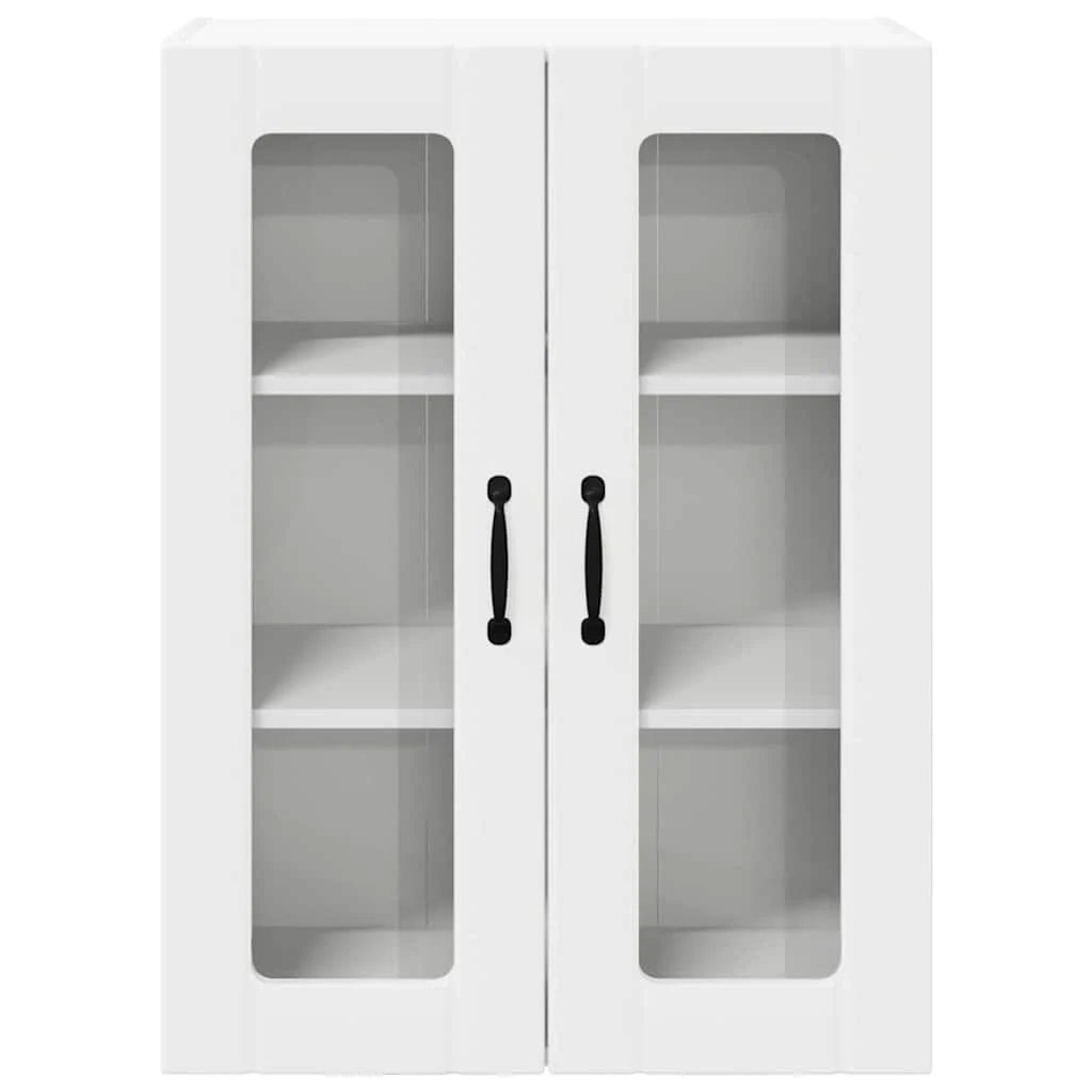 Mobile da cucina moderno e minimalista con pratico spazio di archiviazione 60 x 31 x 80 cm legno ingegnerizzato bianco 02_0054102