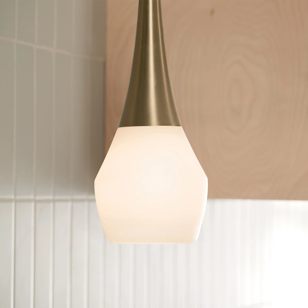 Lampada a sospensione moderna Deela oro/bianco E27 Kichler