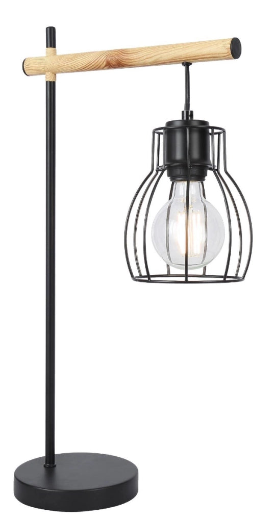 Lampada da tavolo Candellux Bernita 41-80059 nera E27