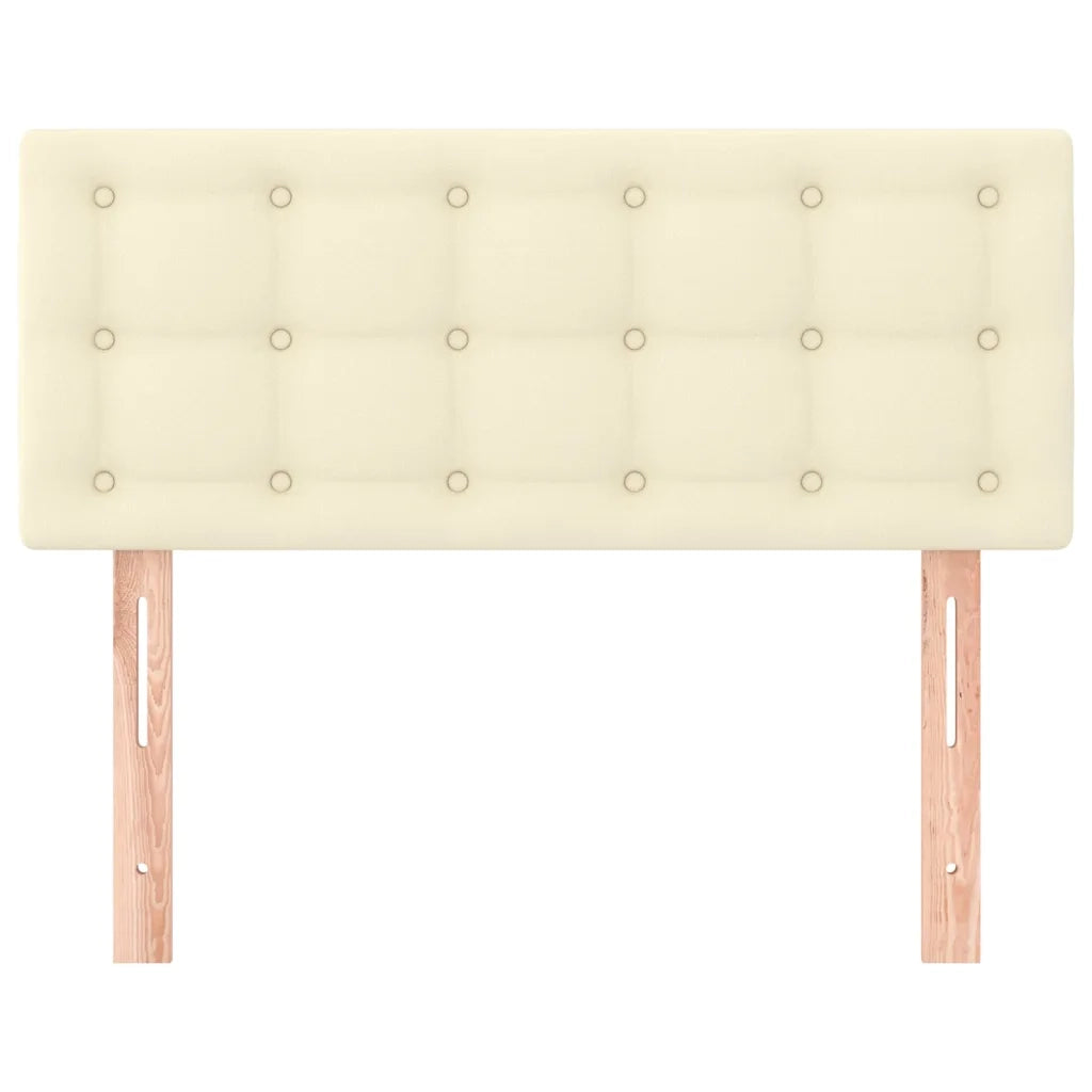 Testiera Crema 80x5x78/88 cm in Similpelle