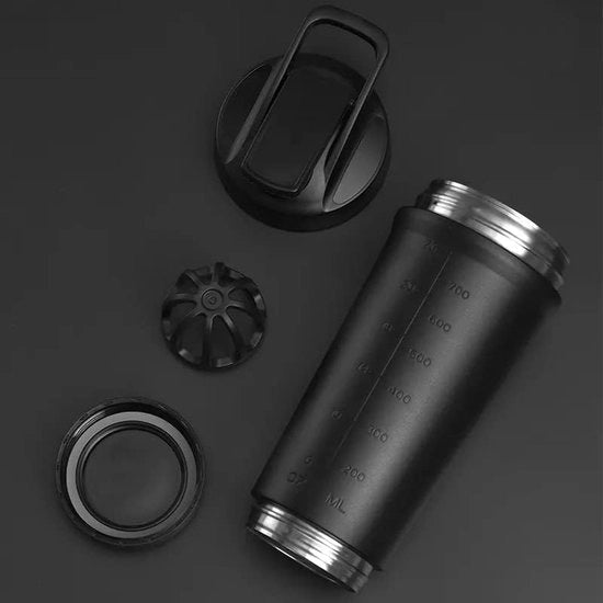 Shaker in acciaio inossidabile 750ml - Liscio e resistente al lavastoviglie per shake proteici
