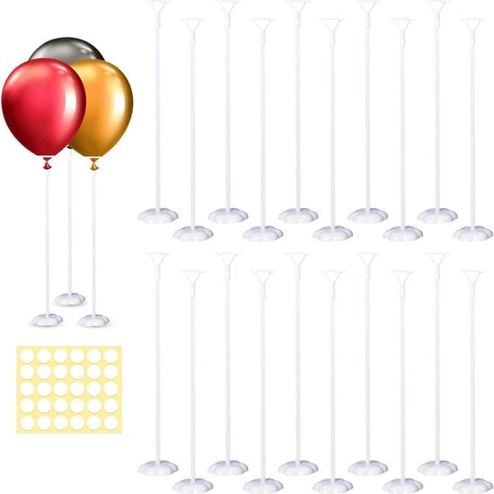20 contenitori per palloni - supporto per palloni riutilizzabile - supporto per palloni da tavolo - decorazione per feste, compleanni, matrimoni