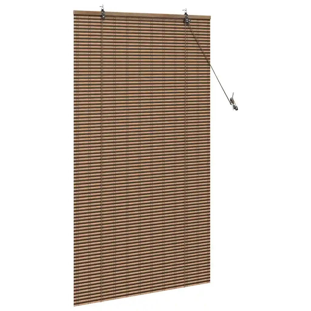 Tenda a rullo | Tenda avvolgibile con tende Marrone 90 x 160 cm Bamb¨´