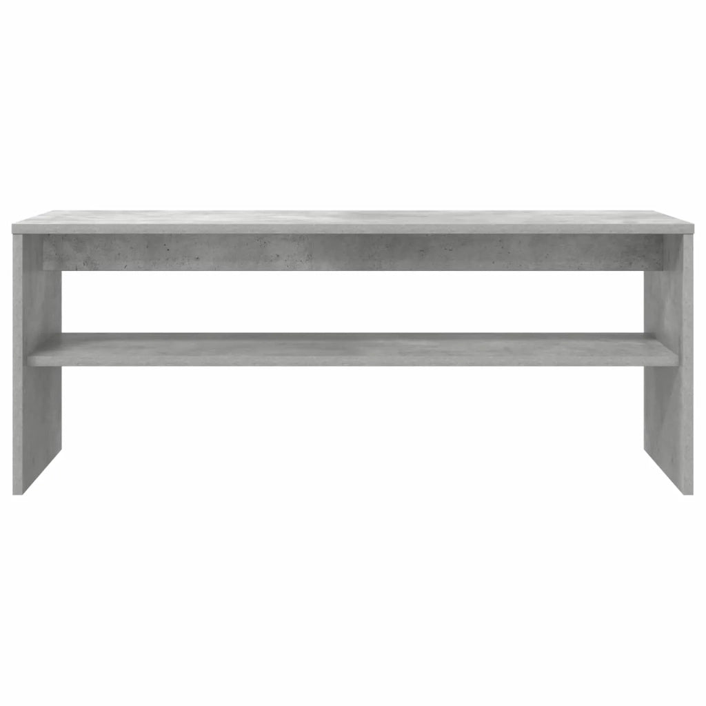 Mobile TV 100 x 35 x 40 cm Grigio cemento Legno ingegnerizzato 8000311