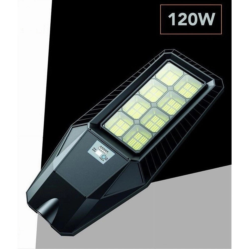 Trade Shop - Lampione Stradale Led Faretto Solare Esterno Luce Fredda 120 W Sl-606-200-6500k -