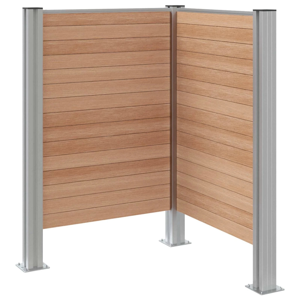 Recinzione Contenitore per Rifiuti Marrone 85 x 85 x 115 cm 42039183