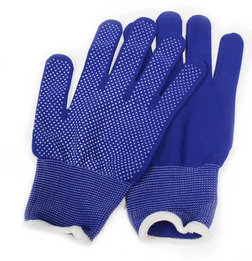 Guanto Poliestere Blu Puntinato