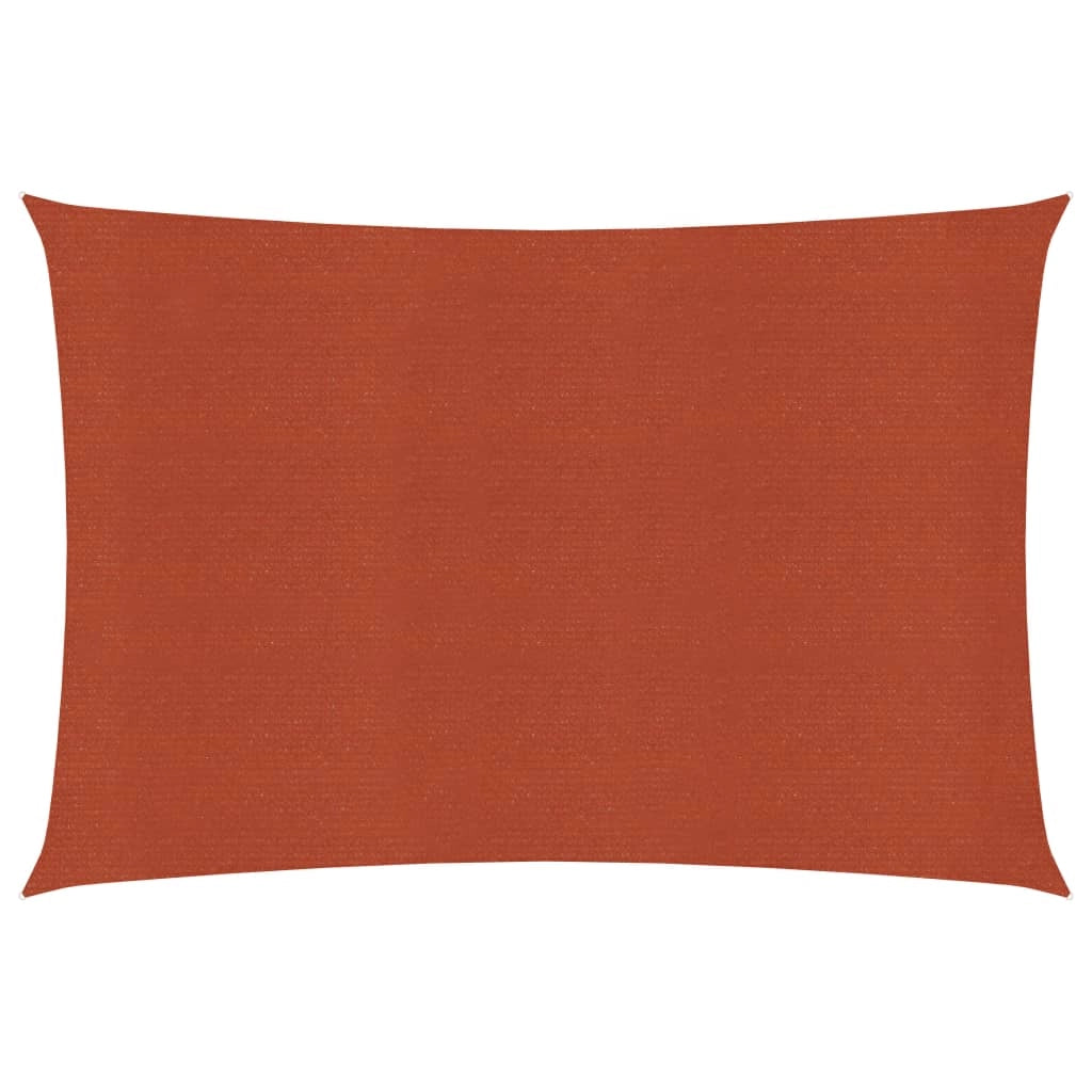 Vela ombreggiante 160 g/m² terracotta 4 x 6 m HDPE 02_0009354