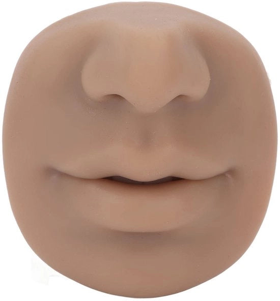 Modello di piercing in silicone - Flessibile imitazione del modello del naso - Modulo di prova per piercing - 7 x 7,5 x 4,2 cm - Pelle simulata - Display del naso