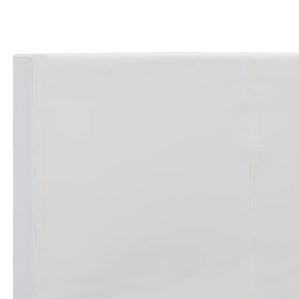 Giroletto-Struttura Letto Bianco in Similpelle 180x200 cm 435216