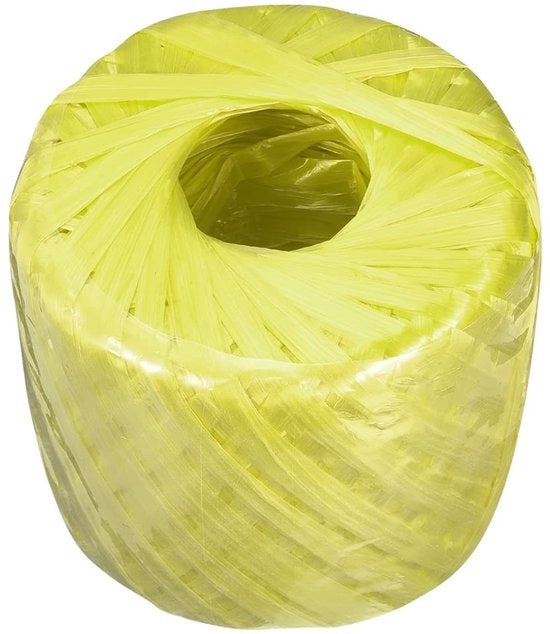 Tessuto in Poliester 200m - Imballaggio Libro - Tessuto in Nylon - Giallo - 1 Rotolo - Sostenibile