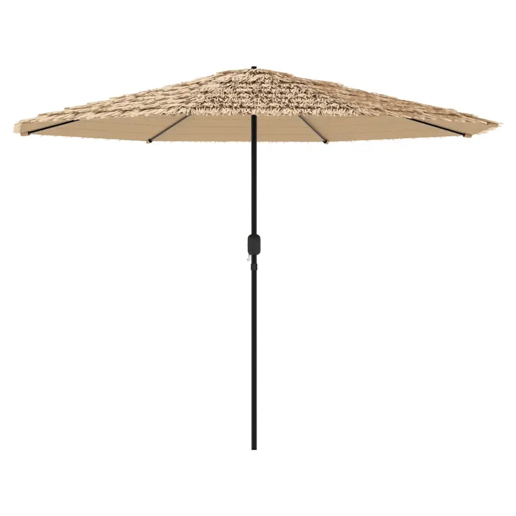 vidaXL Ombrellone Giardino con Palo in Acciaio Marrone 324x324x247 cm