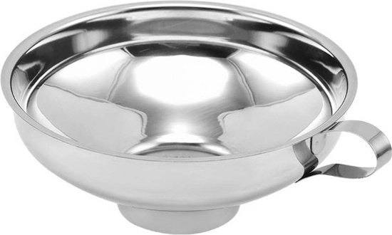 Treccia in acciaio inossidabile per cucina con ampia apertura per liquidi e alimenti
