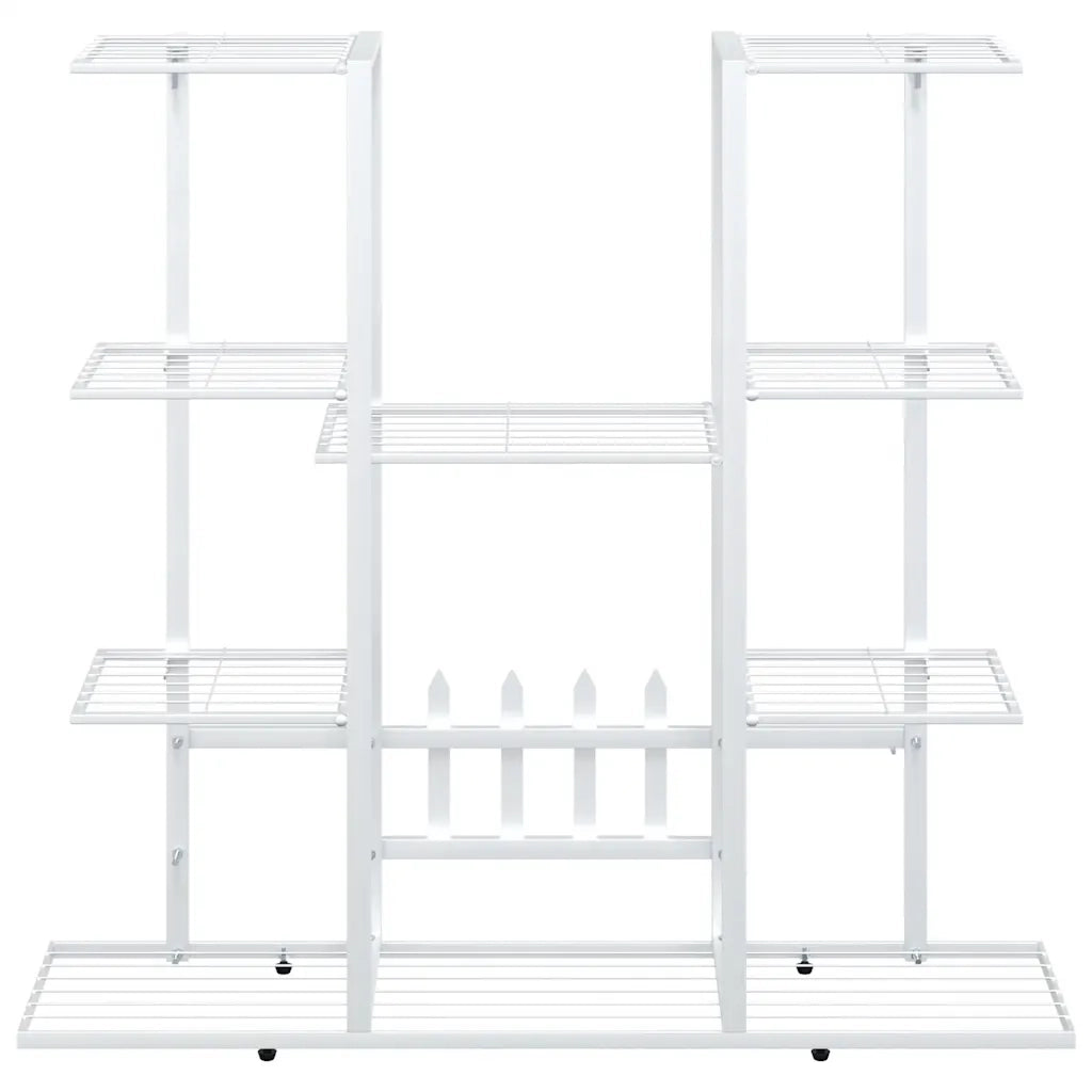 Portafiori 94,5x25x89 cm Ferro Bianco