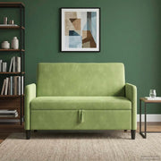 Divano con Storage Verde chiaro 122 x 78 x 87 cm Poliestere 42036908