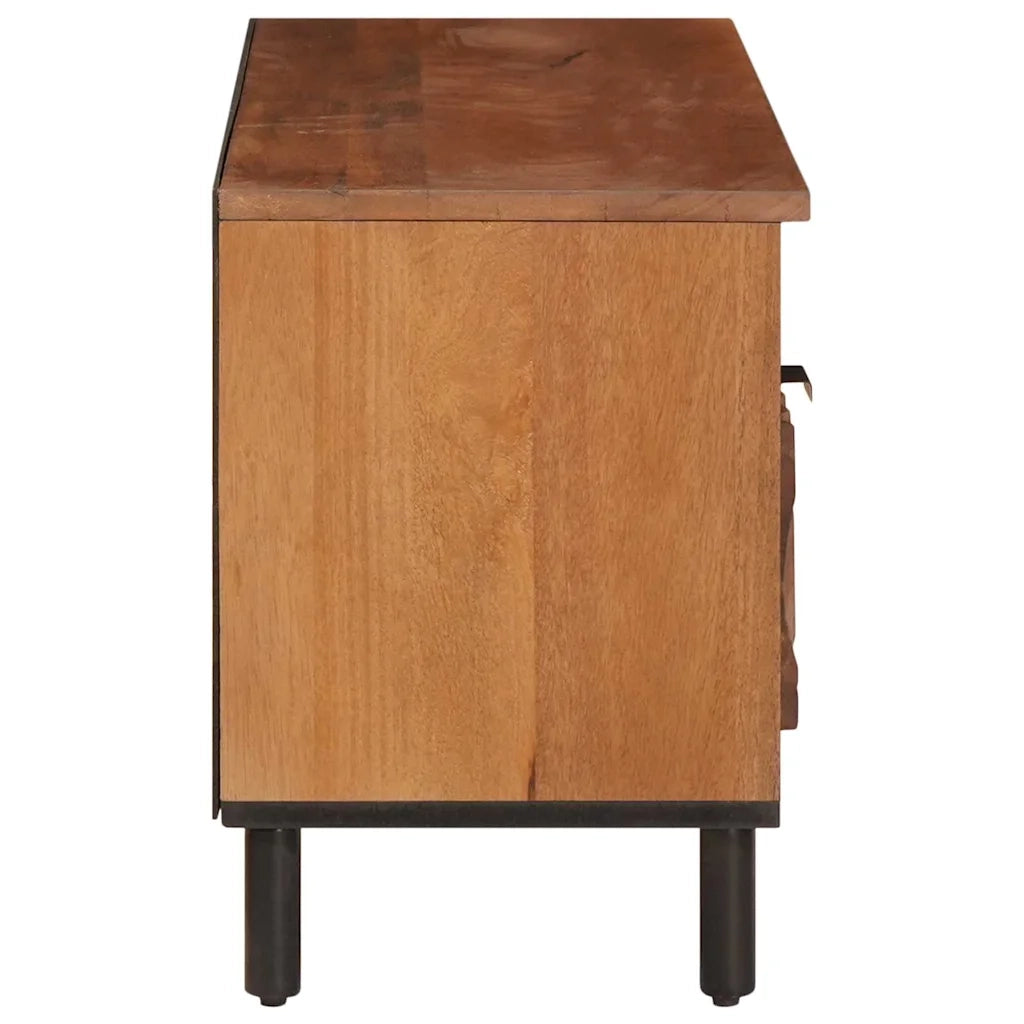 Mobile TV con cassetto Finitura Marrone Acacia 100 x 33 x 46 cm