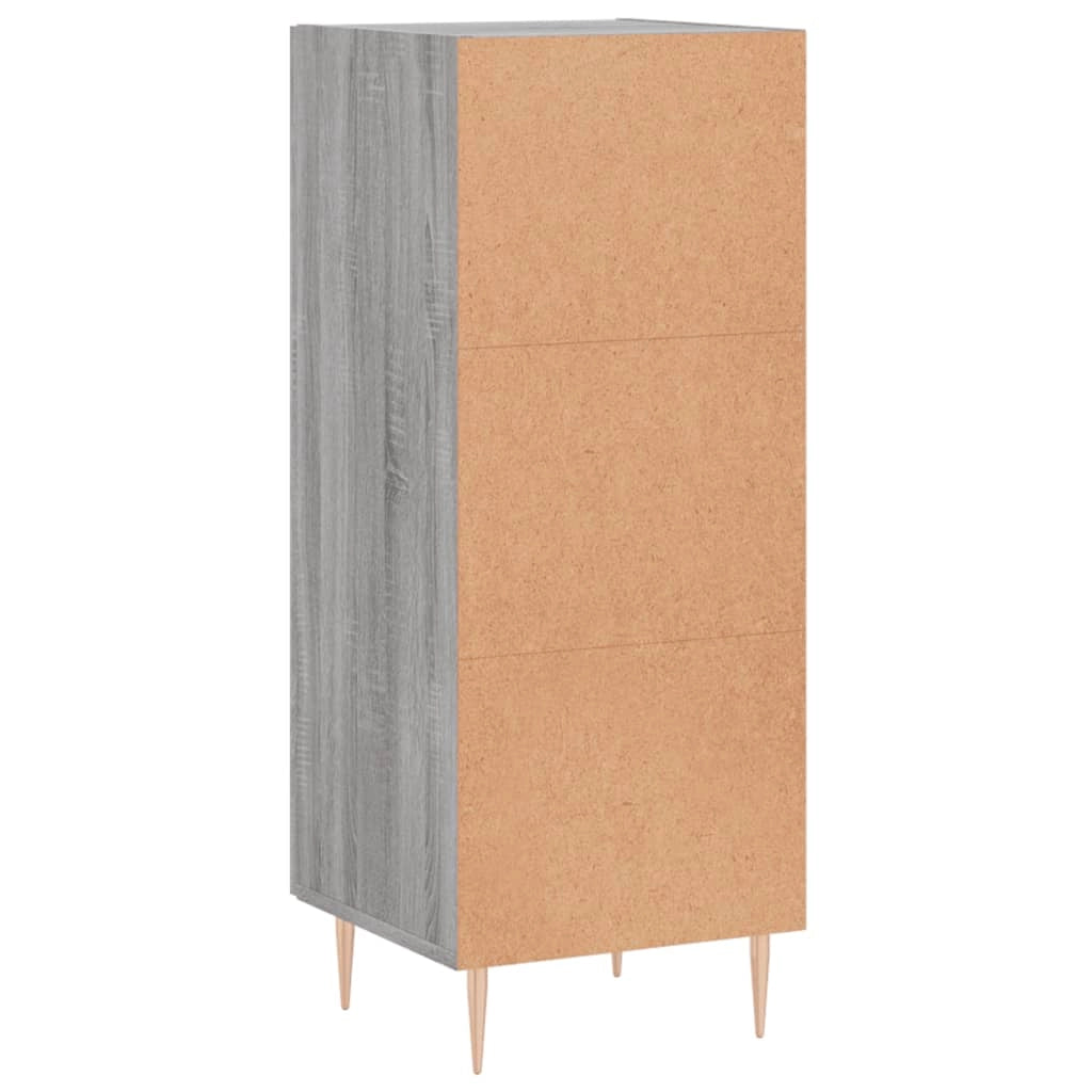 Buffet credenza cassettiera armadio mobile contenitore organizer cucina soggiorno Sonoma 34,5 x 34 x 90 cm legno ingegnerizzato grigio 02_0036331