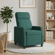 Divano Sedia-Poltrona reclinabile Verde Scuro Tessuto 800437