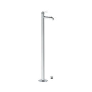 Miscelatore lavabo da terra con scarico click-clack con troppo pieno - serie Atelier