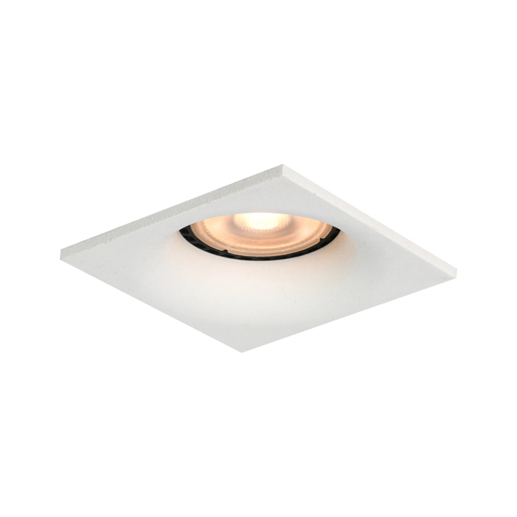 Faretto incasso quadrato bianco GU10 10W Aranta Italux