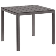 BICA Spa Tavolo Doge 78x78x74cm Tortora in Polipropilene