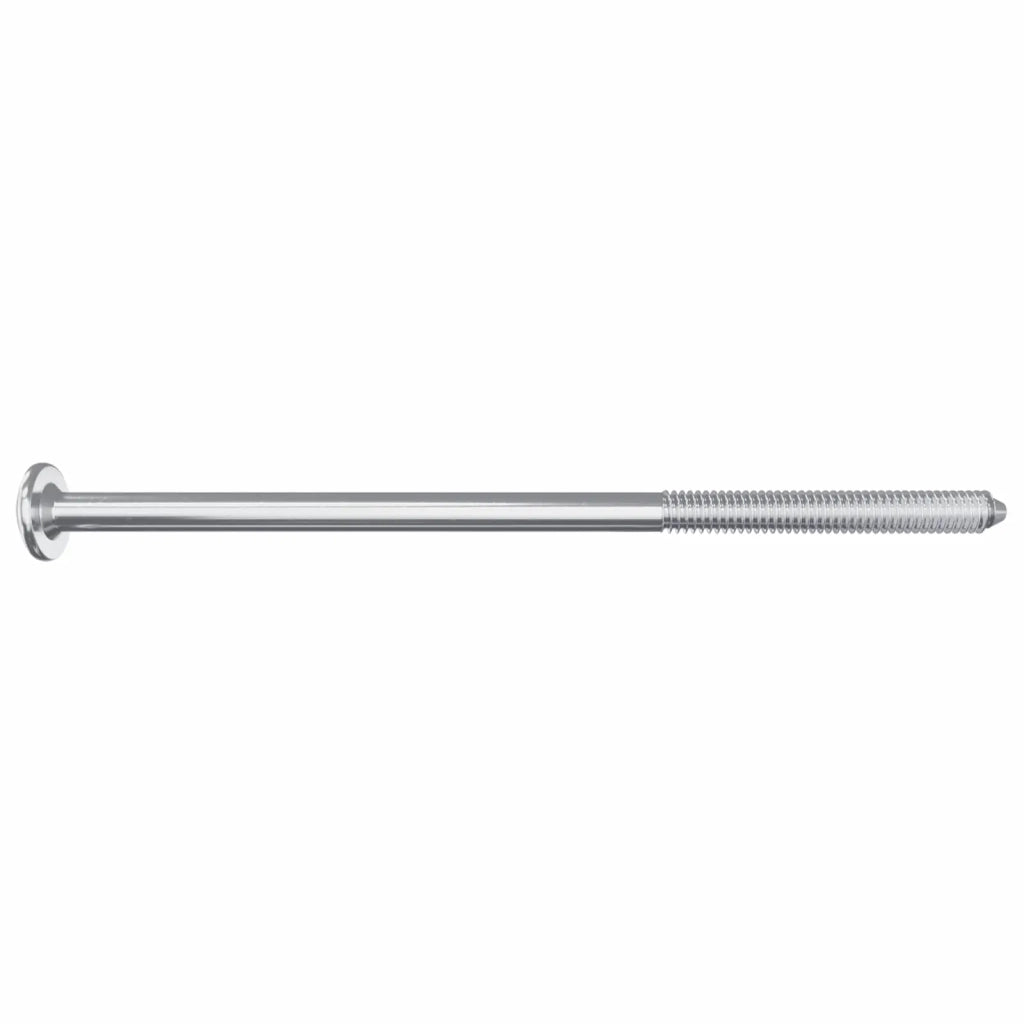 Viti per mobili 2 pz Argento M6 x 120 mm Acciaio CFW1304799